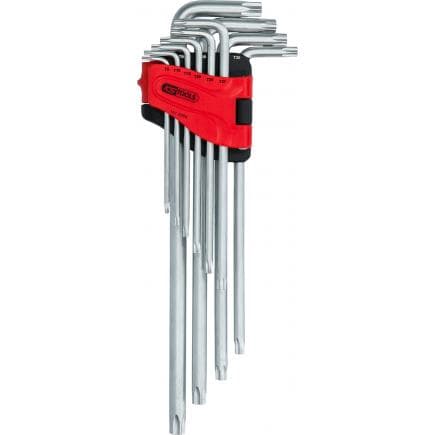 KS TOOLS 151.4860 - Jeu de clés mâles coudées Torx, extra longues (10 pcs)