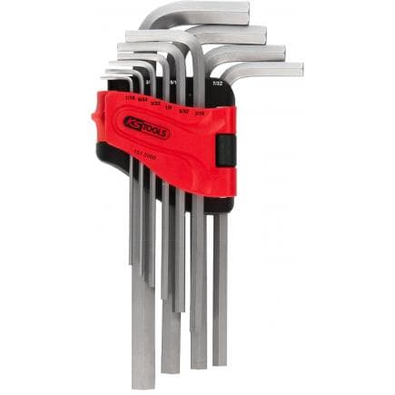 KS TOOLS 151.5060 - Jeu de clé mâle, 6 pans (10 pcs)1/16"-3/8"
