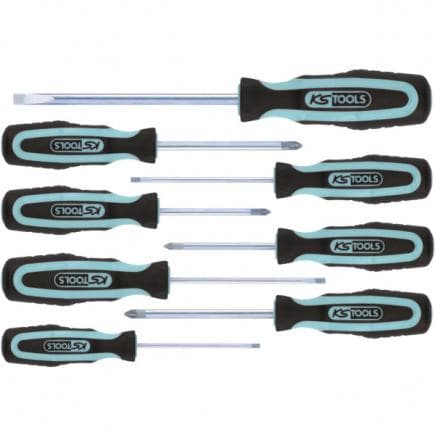 KS TOOLS 153.2000 - Assortiment de tournevis, acier inoxydable (8 pcs)