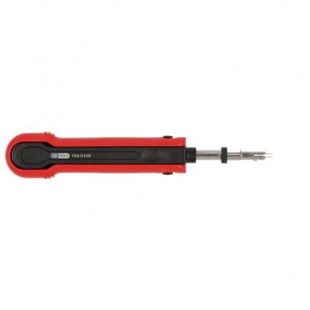 KS TOOLS 154.0129 - Extracteur de cosses pour connecteurs Faston 5,8 mm (KOSTAL SLK)