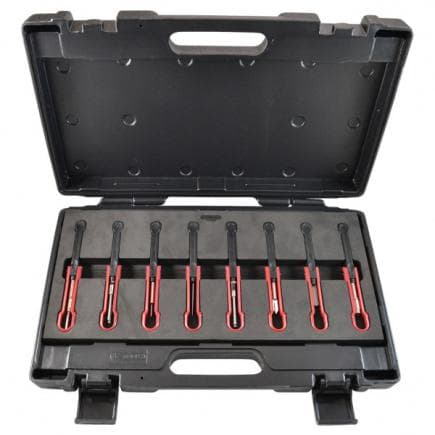 KS TOOLS 154.0145 - Jeu d'extracteurs de cosses pour ancienne génération de voitures (8 pcs)