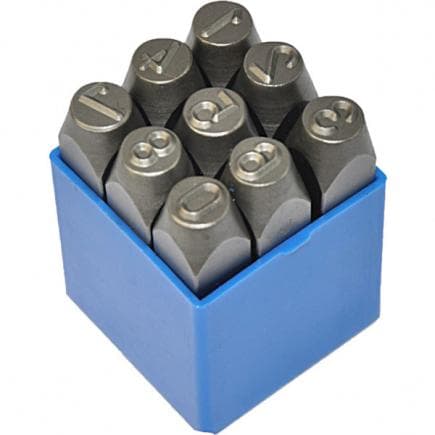 KS TOOLS 156.0467 - Jeu de chiffres de 0 à 9 (9 pcs)