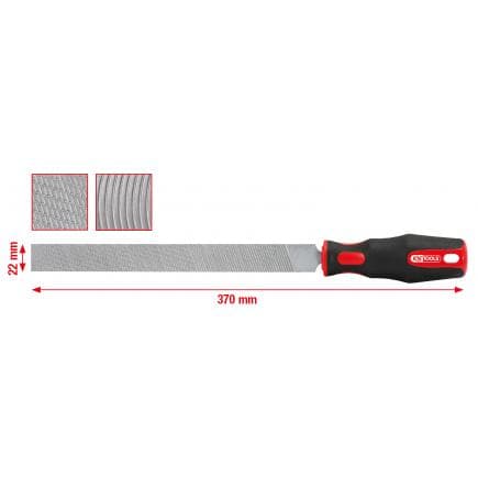 KS TOOLS 157.0123 - Râpe d'installation, 370 mm