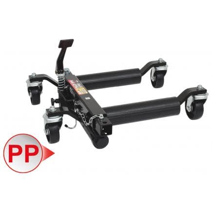 KS TOOLS 160.0413 - Chariot de manutention hydraulique, roulette de surface en plastique, 305mm