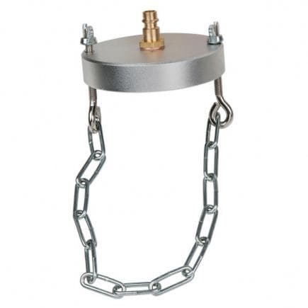 KS TOOLS 160.0708 - Adaptateur universel de manchon de purge avec chaîne pour purge de frein