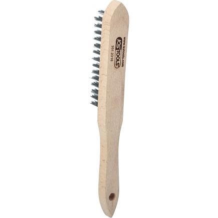 KS TOOLS 201.2310 - Brosse métallique, acier trempé à 3 rangées, 290mm