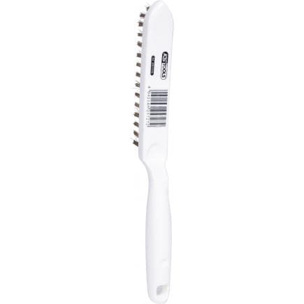 KS TOOLS 201.2326 - Brosse métallique à 3 rangées laiton, 285 mm