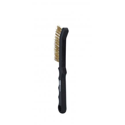 KS TOOLS 201.2340 - Brosse en laiton pour étrier de frein, 2 rangées, lisse