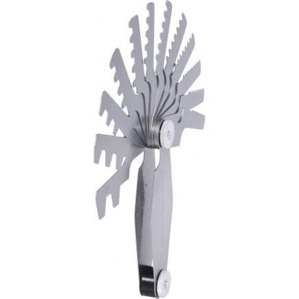 KS TOOLS 300.0622 - Jauges de filetage en forme de trapèze, 30°, 2-12mm