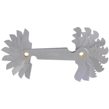 KS TOOLS 301.0090 - Jauge de contrôle de filetage, pouce (22 pcs)