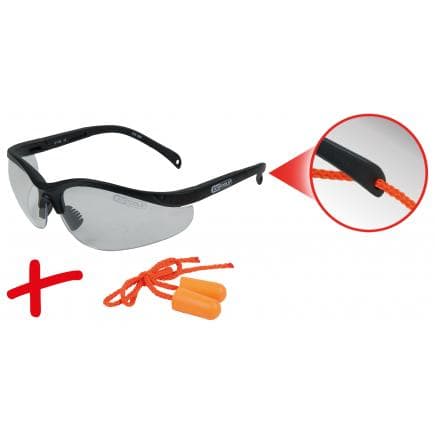KS TOOLS 310.0176 - Lunette de protection - Transparante avec bouchons d'oreille