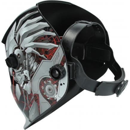 KS TOOLS 310.0195 - Casque de protection automatique pour soudeur, Steel Design