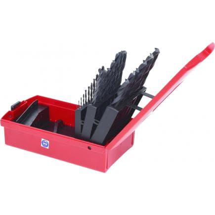 KS TOOLS 330.1623 - Coffret de forets HSS-R laminés (25 pcs), en box PVC, 1-13mm