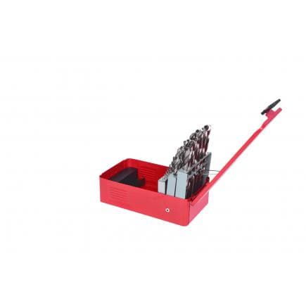 KS TOOLS 330.2613 - Coffret de forets étagés HSS TiN, en box métal 1-13mm (25 pcs)