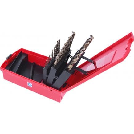 KS TOOLS 330.3623 - Coffret de forets HSS-G Co 5, en box PVC 1-13mm (25 pcs)