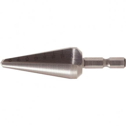 KS TOOLS 336.0031 - Foret aléseur conique HSS sur porte-embout, ø 5-22 mm