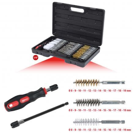 KS TOOLS 340.0010 - Jeu de brosses de nettoyage MASTER (38 pcs)