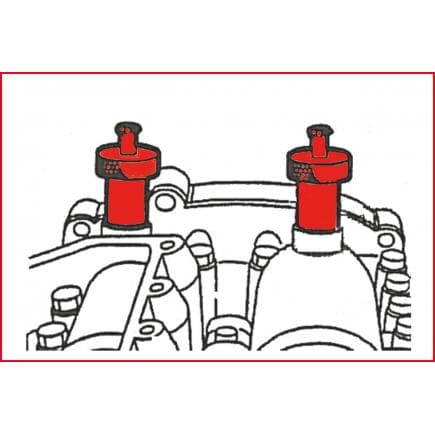 KS TOOLS 400.0400 - Jeu d'outils de réglage moteur pour Fiat / Iveco (5 pcs)