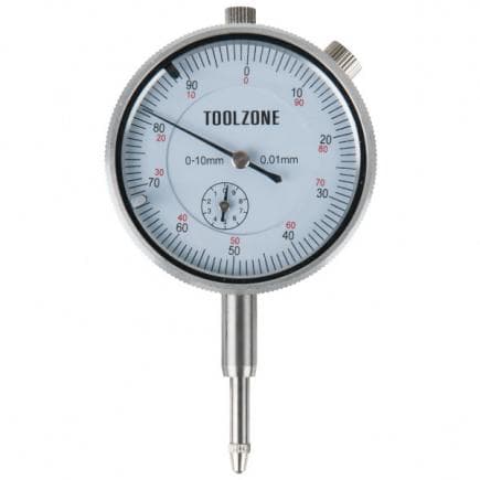 KS TOOLS 400.1264 - Indicateur de test à cadran ø 51,0 mm (10,0 x 0,01 mm) 103 mm