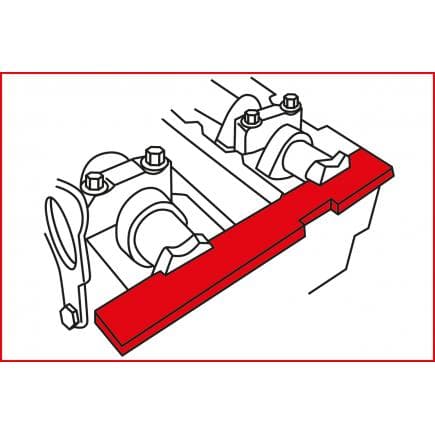 KS TOOLS 400.1525 - Jeu d'outils de réglage moteur pour Ford / Volvo (4 pcs)