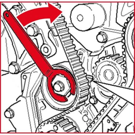 KS TOOLS 400.1550 - Jeu d'outils de réglage moteur pour VAG Audi, VW (5 pcs)
