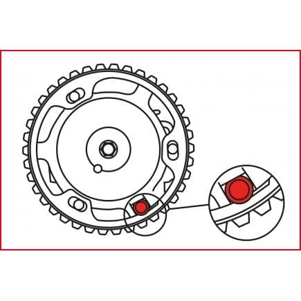 KS TOOLS 400.1650 - Jeu d'outils de réglage moteur pour PSA (39 pcs)
