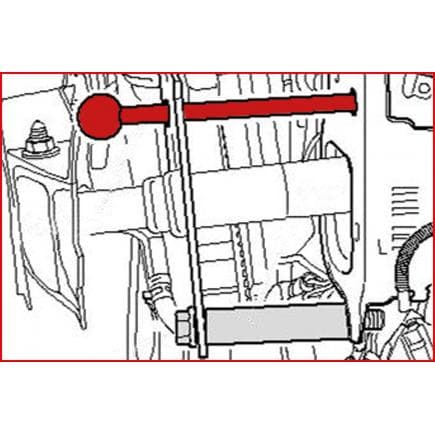 KS TOOLS 400.2078 - Aide au démontage de bouclier frontal pour VAG (2)