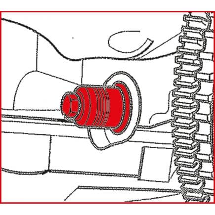 KS TOOLS 400.2275 - Jeu d'outils de réglage moteur pour VAG Audi A4+A6 (5 pcs)