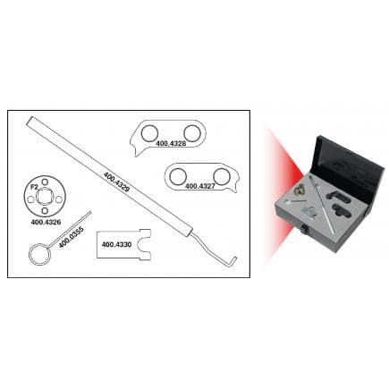 KS TOOLS 400.4325 - Jeu d'outils de réglage moteur pour VAG (6 pcs)
