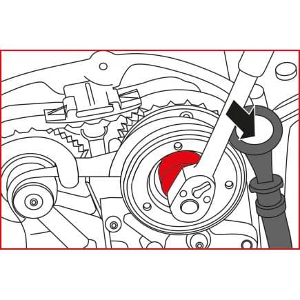 KS TOOLS 400.4326 - Outil pour vilebrequin