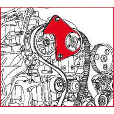 KS TOOLS 400.9022 - Outil de fixation d'arbre à cames pour Renault