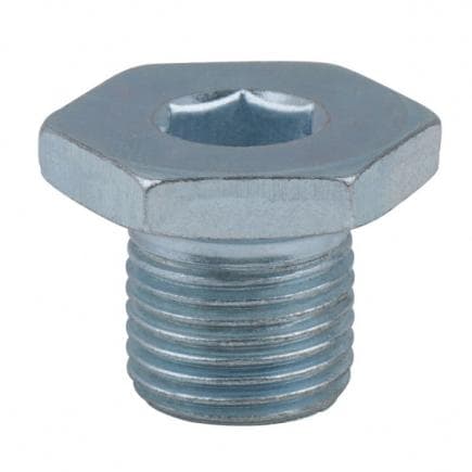 KS TOOLS 430.0062 - Vis de vidange, 6 pans creux 8mm, M14x1,25x13mm, pack de 1