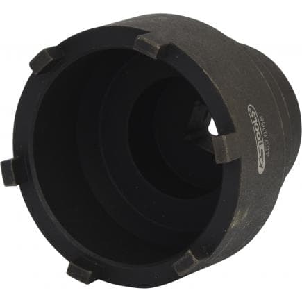 KS TOOLS 450.0168 - Clé pour écrou à encoches 3/4" avec 6 ergots pour Mercedes et MAN, 95-115 mm