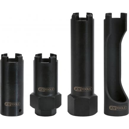 KS TOOLS 455.0000 - Jeu de douilles à ergots pour vis de pression pour Mercedes et MAN (4 pcs)