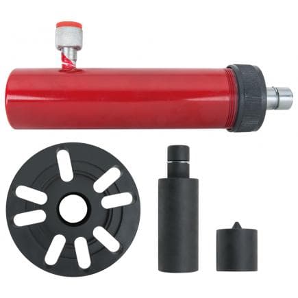 KS TOOLS 460.0635 - Kit d'extraction de poulie universel avec cylindre hydraulique (4 pcs)