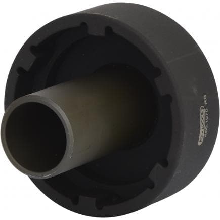 KS TOOLS 460.1070 - Clé pour écrou à encoches 3/4" avec 6 ergots avec tube de guidage pour Mercedes, ergots intérieurs ø 46 mm