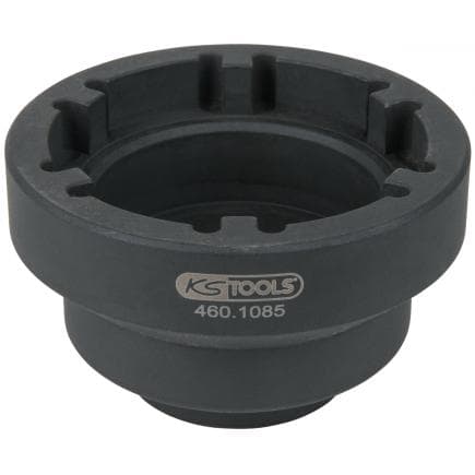 KS TOOLS 460.1085 - Clé pour écrou à encoches 3/4" avec 6 ergots pour DAF, ergots intérieurs ø 66 mm
