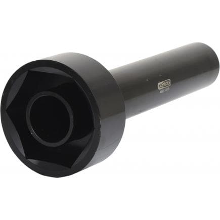 KS TOOLS 460.1415 - Clé pour écrou d'essieu avec tube de guidage pour Volvo, 95 mm