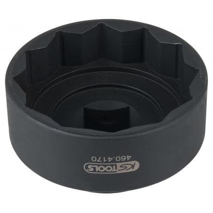 KS TOOLS 460.4170 - Clé d'écrou d'essieu 1" 12 pans pour Iveco, 85 mm