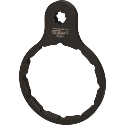 KS TOOLS 460.4300 - Clé de filtre à carburant ø 100 mm / 12 crans pour Fuso