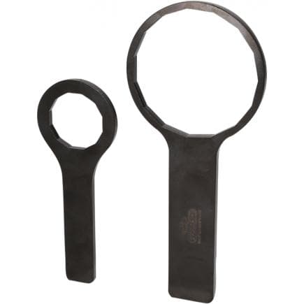 KS TOOLS 460.4630 - Jeu de clés de filtre à huile 1/2" pour Mitsubishi, ø 86/41 mm / 15/12 surfaces (2 pcs)