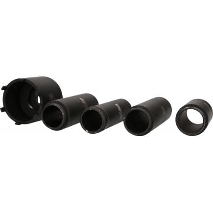 KS TOOLS 460.5370 - Jeu de clés d'écrous à encoches avec 4 tubes de guidage pour Mercedes ø 63 mm (5 pcs)
