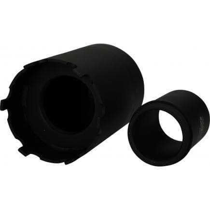 KS TOOLS 460.5395 - Jeu de clés d'écrous à encoches avec tube de guidage pour Mercedes, ø 88 mm (2 pcs)