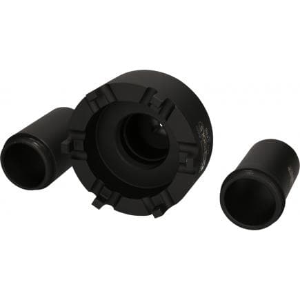KS TOOLS 460.5425 - Jeu de clés d'écrous à encoches avec 2 tubes de guidage pour Mercedes ø 113 mm (3 pcs)