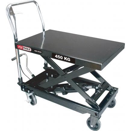 KS TOOLS 460.5525 - Table de dépose hydraulique sur roulettes, 450 kg