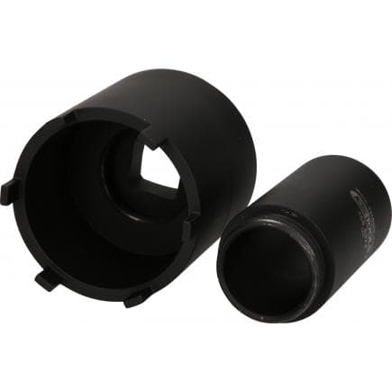 KS TOOLS 460.5625 - Jeu de clés d'écrous à encoches avec tube de guidage pour Mercedes, ø 63 mm (2 pcs)