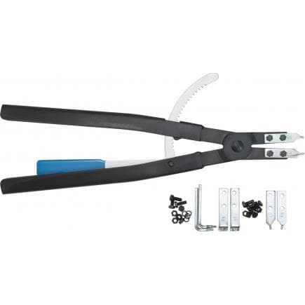 KS TOOLS 500.1340 - Pinces à circlips intérieur, aves pointes 0°+ 90°, 120 -300 mm