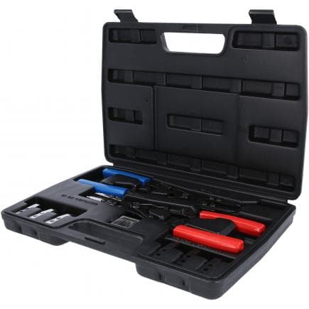 KS TOOLS 500.1350 - Coffret de pinces à circlips à crémaillère (20 pcs)