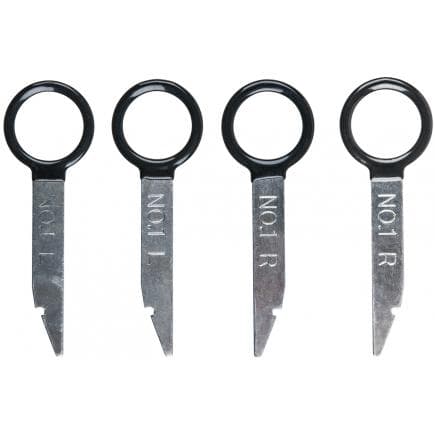 KS TOOLS 500.1373 - Jeux de kit de démontage pour poste autoradio (4 pcs)