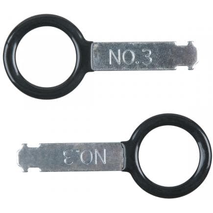 KS TOOLS 500.1375 - Jeux de kit de démontage pour poste autoradio, VW (2 pcs)